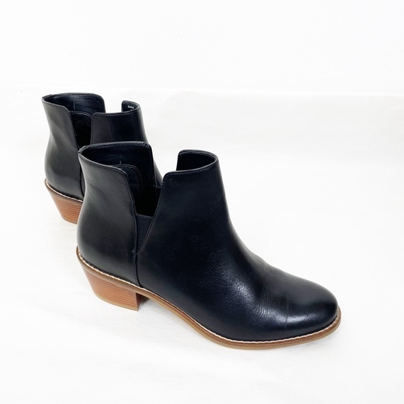 Cole Haan Abbot Leather Ankle Booties - Picture 2 of 7
